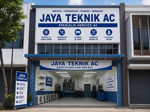 Kantor Jaya Teknik AC, penyedia jasa service AC Jakarta